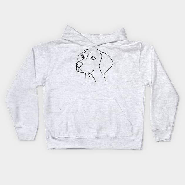 Dog Kids Hoodie by timohouse